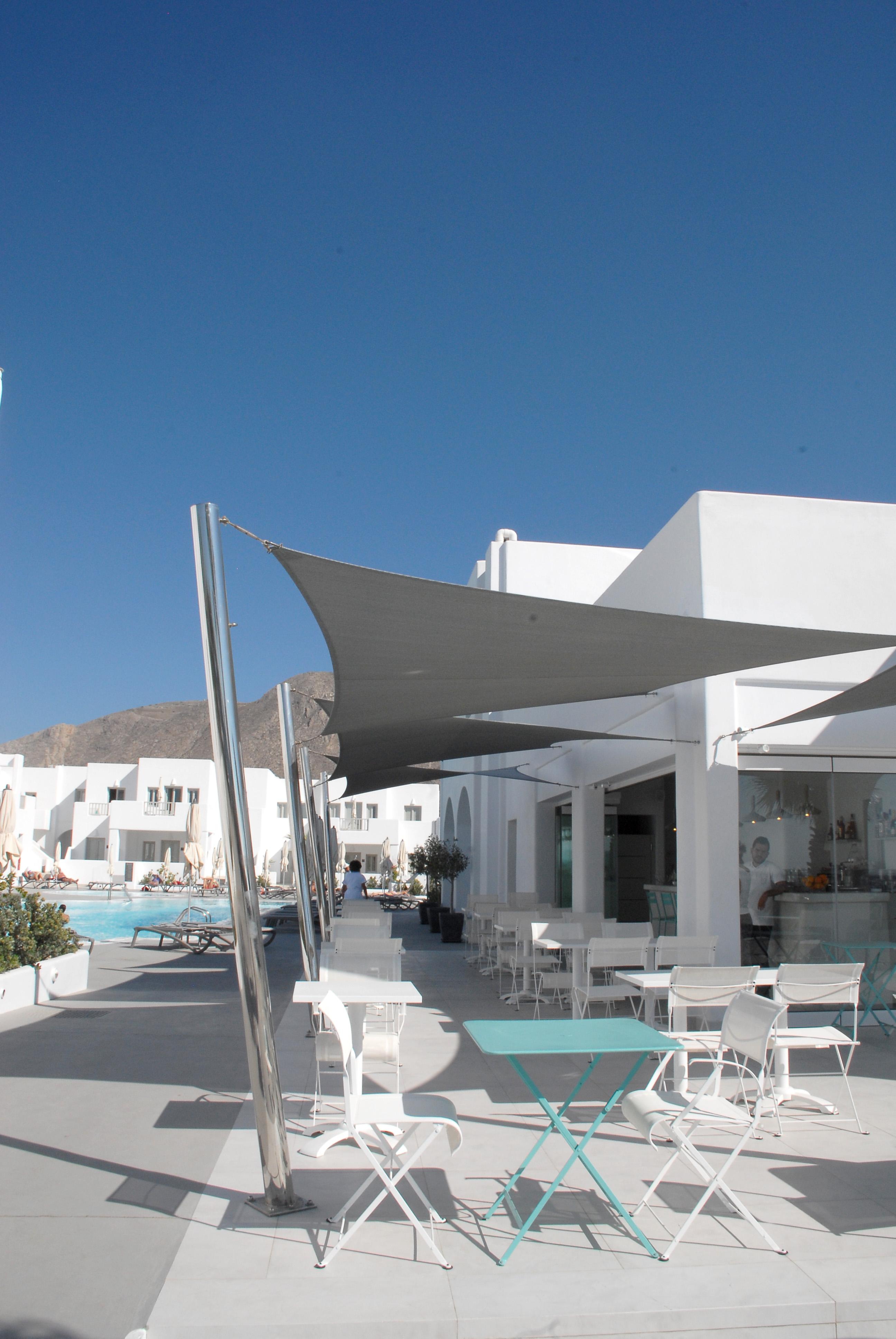 Aqua Blue Beach Hotel Perissa  Esterno foto