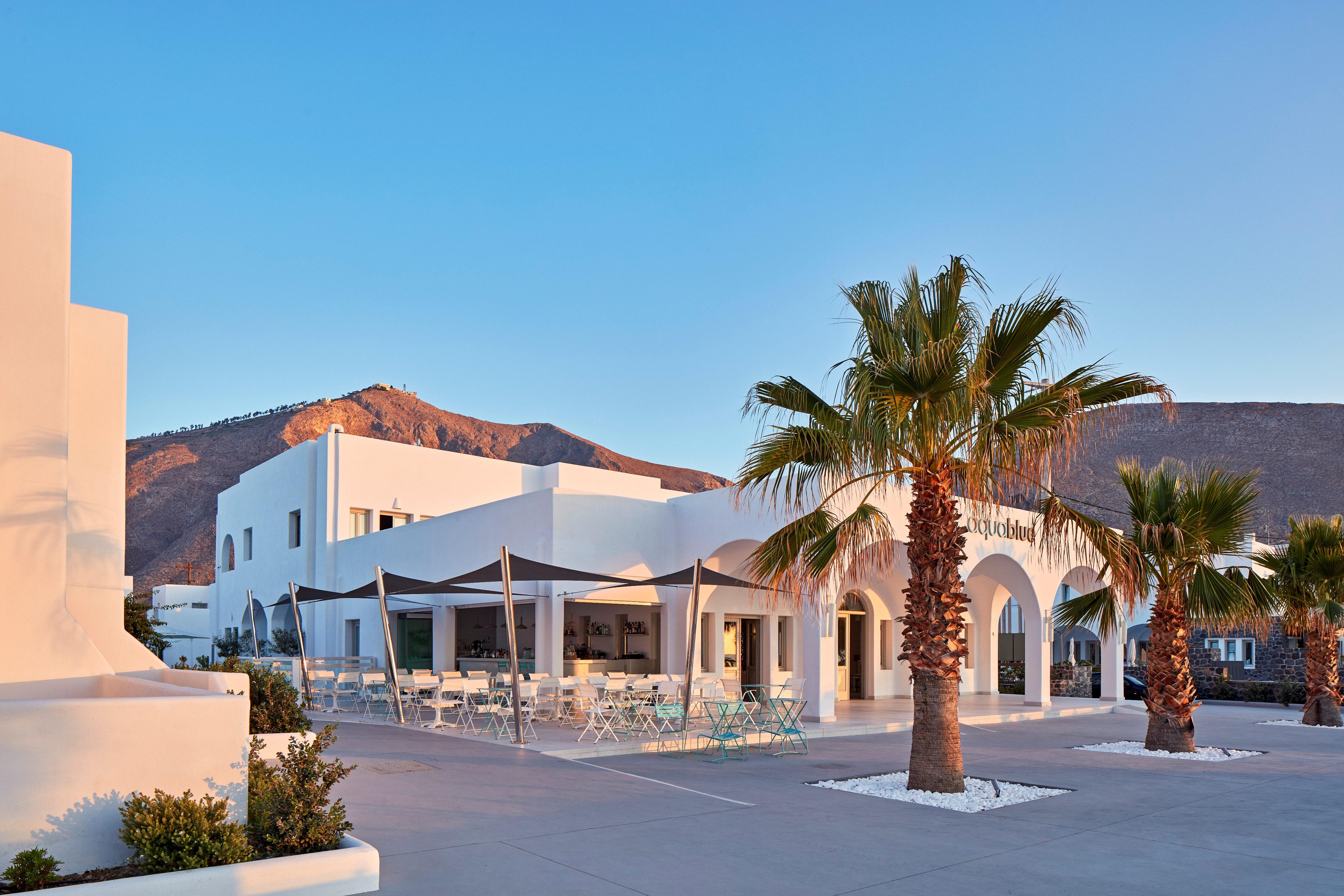 Aqua Blue Beach Hotel Perissa  Esterno foto