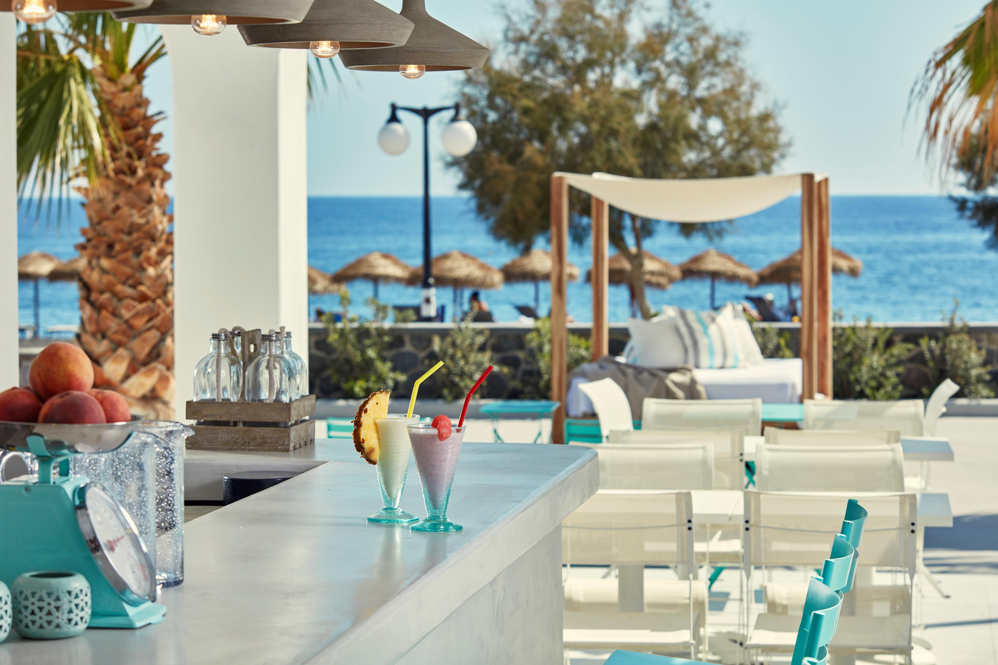 Aqua Blue Beach Hotel Perissa  Esterno foto