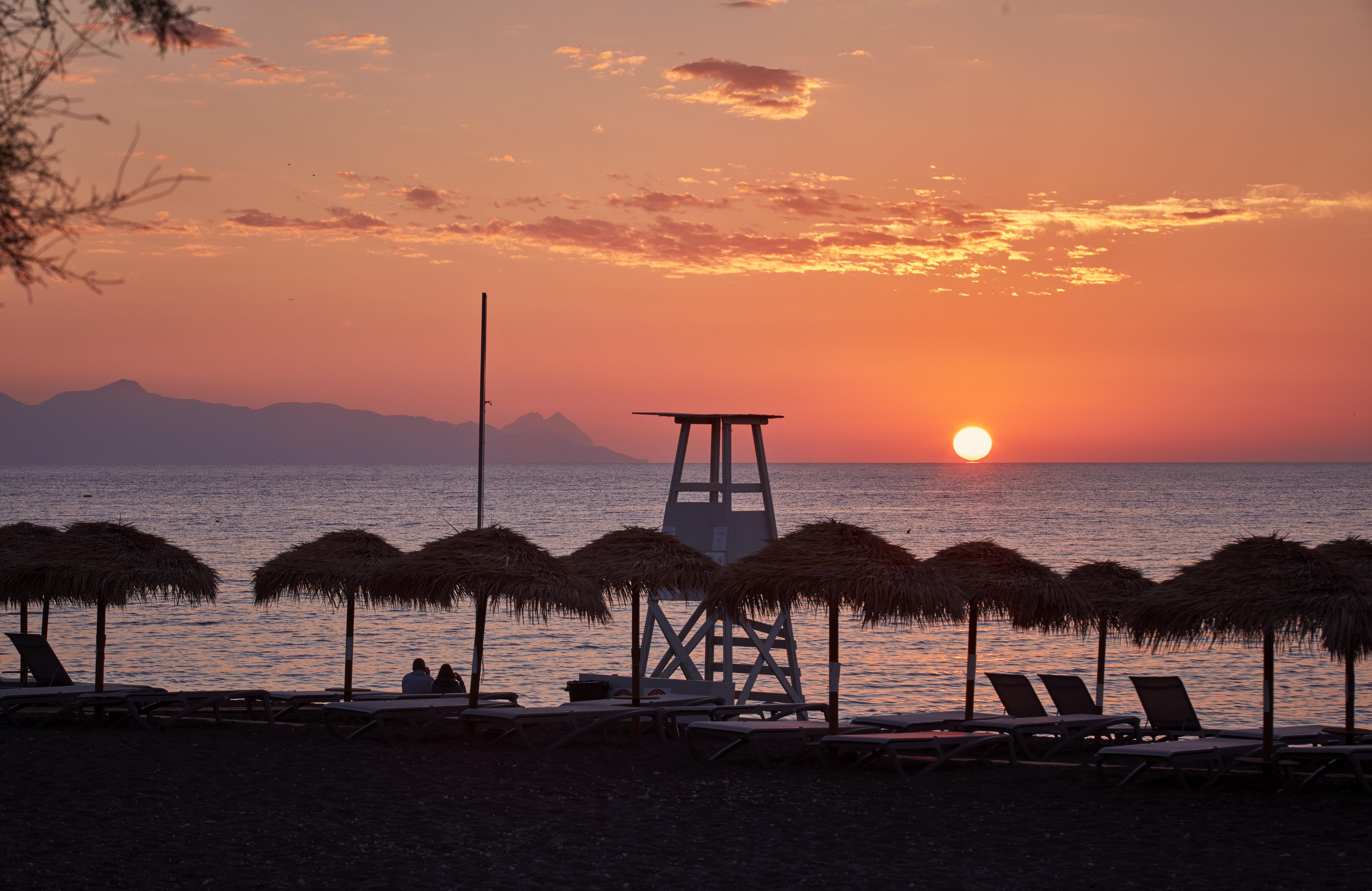 Aqua Blue Beach Hotel Perissa  Esterno foto