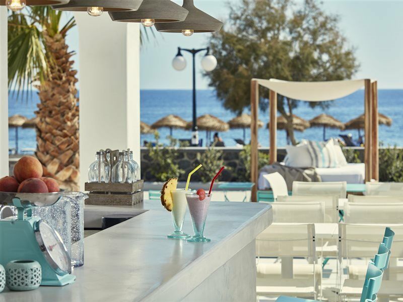 Aqua Blue Beach Hotel Perissa  Esterno foto