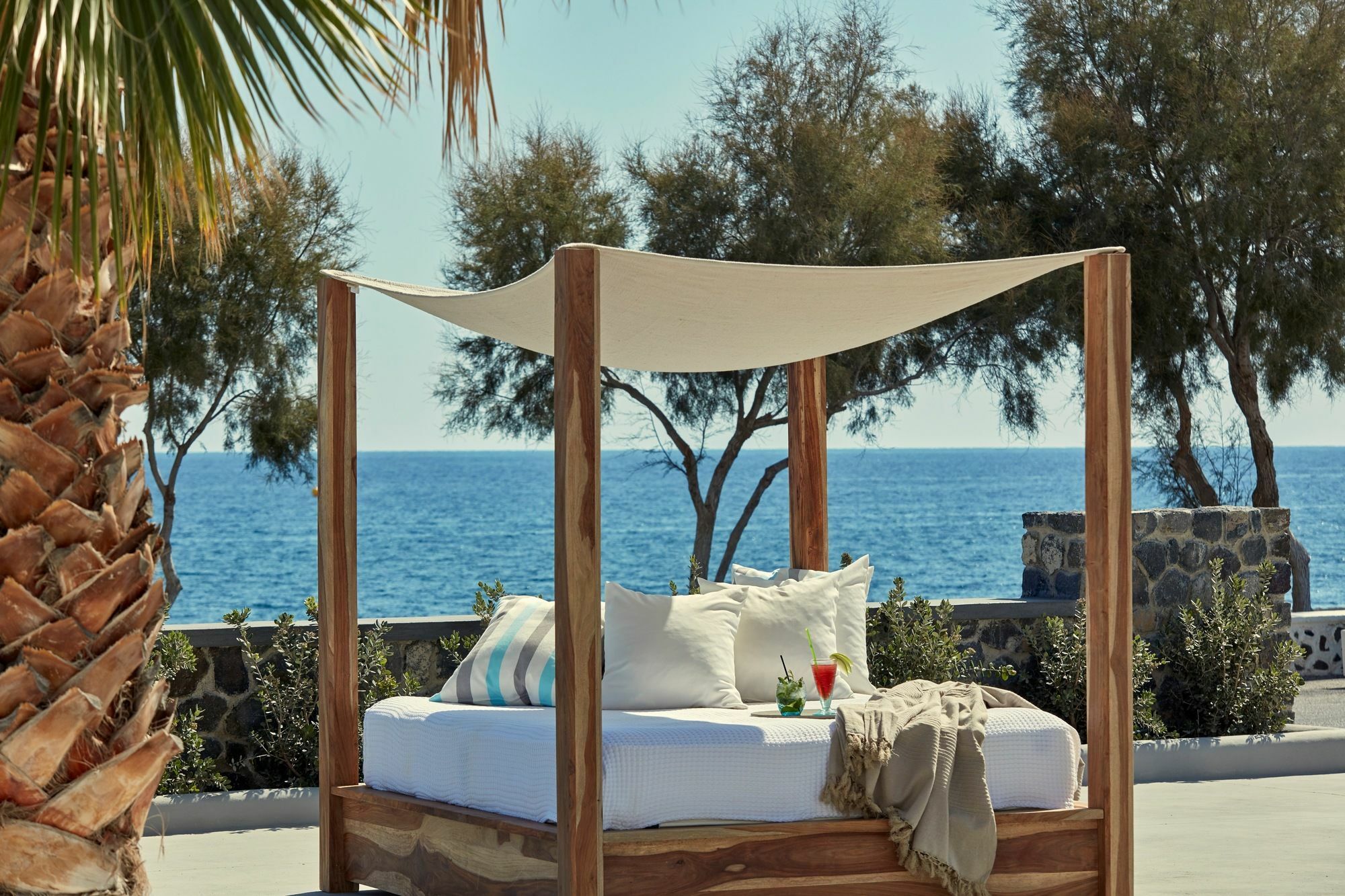 Aqua Blue Beach Hotel Perissa  Esterno foto